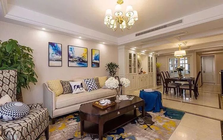 客厅连着餐厅,如何去分割空间呢?