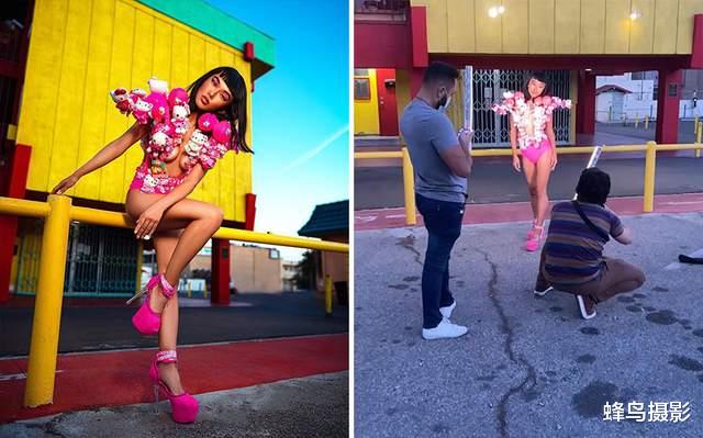 60张拍摄花絮的对比照，摄影师=魔术师？路边野草都拍得这么美