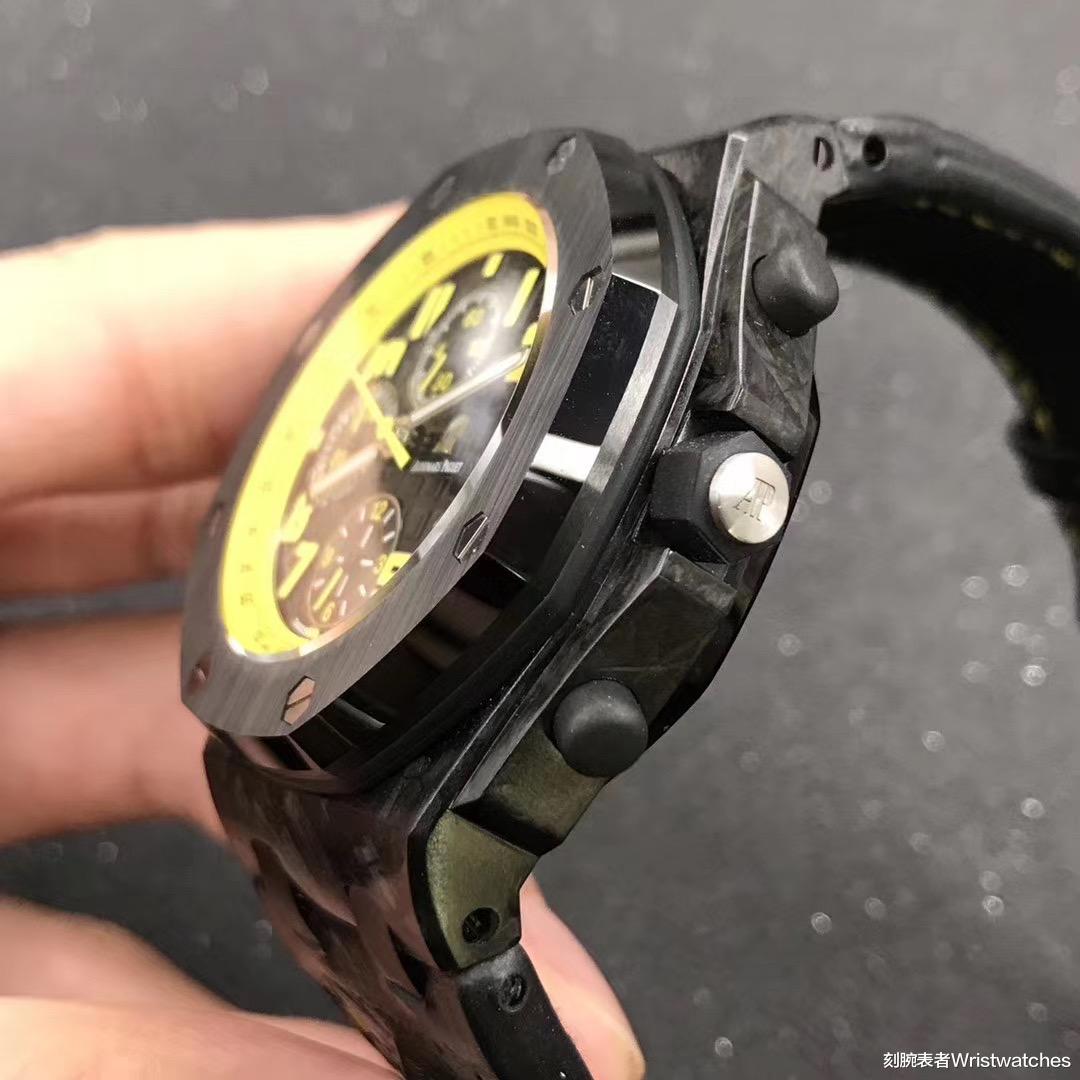 刻腕表者Wristwatches|逼格满满：JF厂爱彼26176FO大黄蜂v2版「修正破绽」计时码腕表！