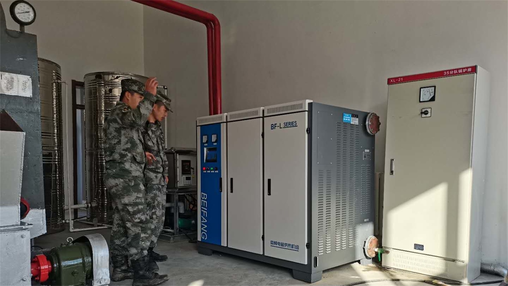 王阿斗儿 相逢辽宁沈阳，关闭电采暖设备，结束冬季供热