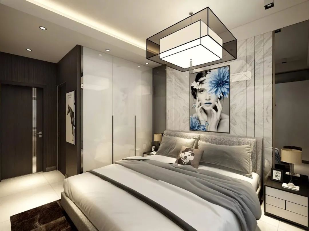 |大理石+金属，96后女生用15w，让83m2两室满是高级