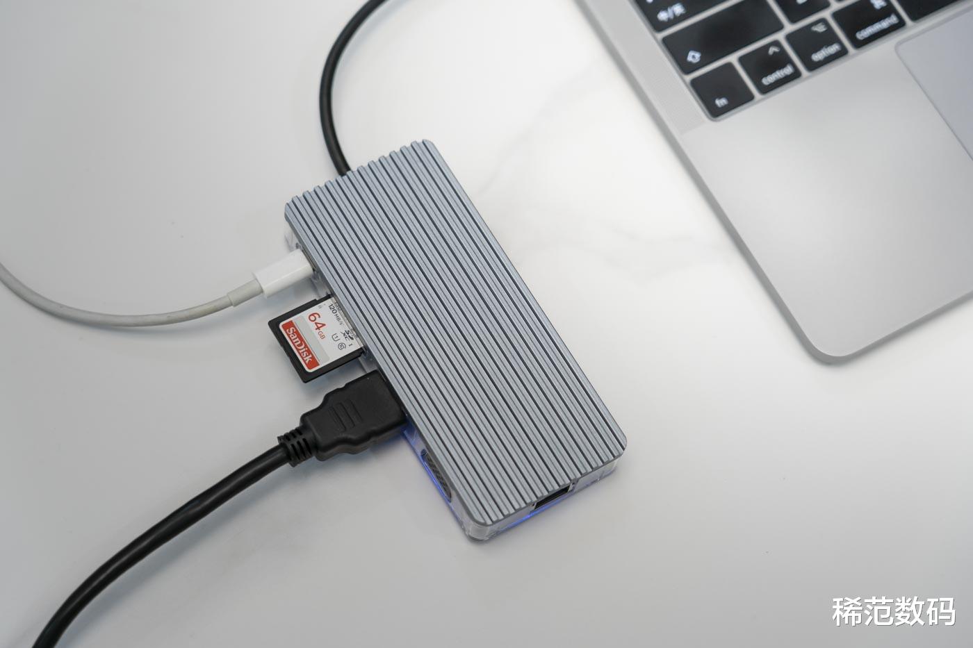 type-c|ORICO Type-C 11口扩展坞评测：手机电脑都能用，功能扩展必备神器