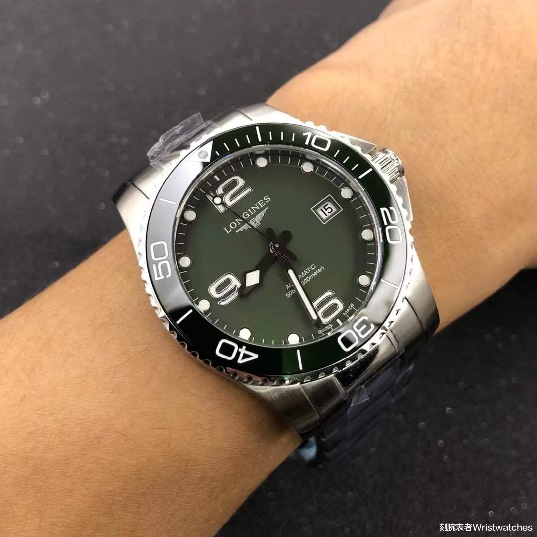 浪琴 ZF厂浪琴康卡斯绿色水鬼复刻表工艺评测!