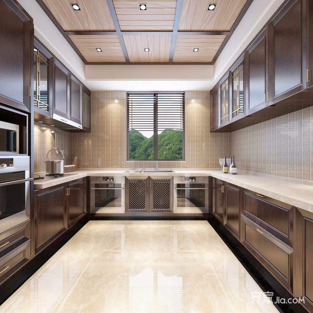 |92㎡新中式复式1楼，高级、大气