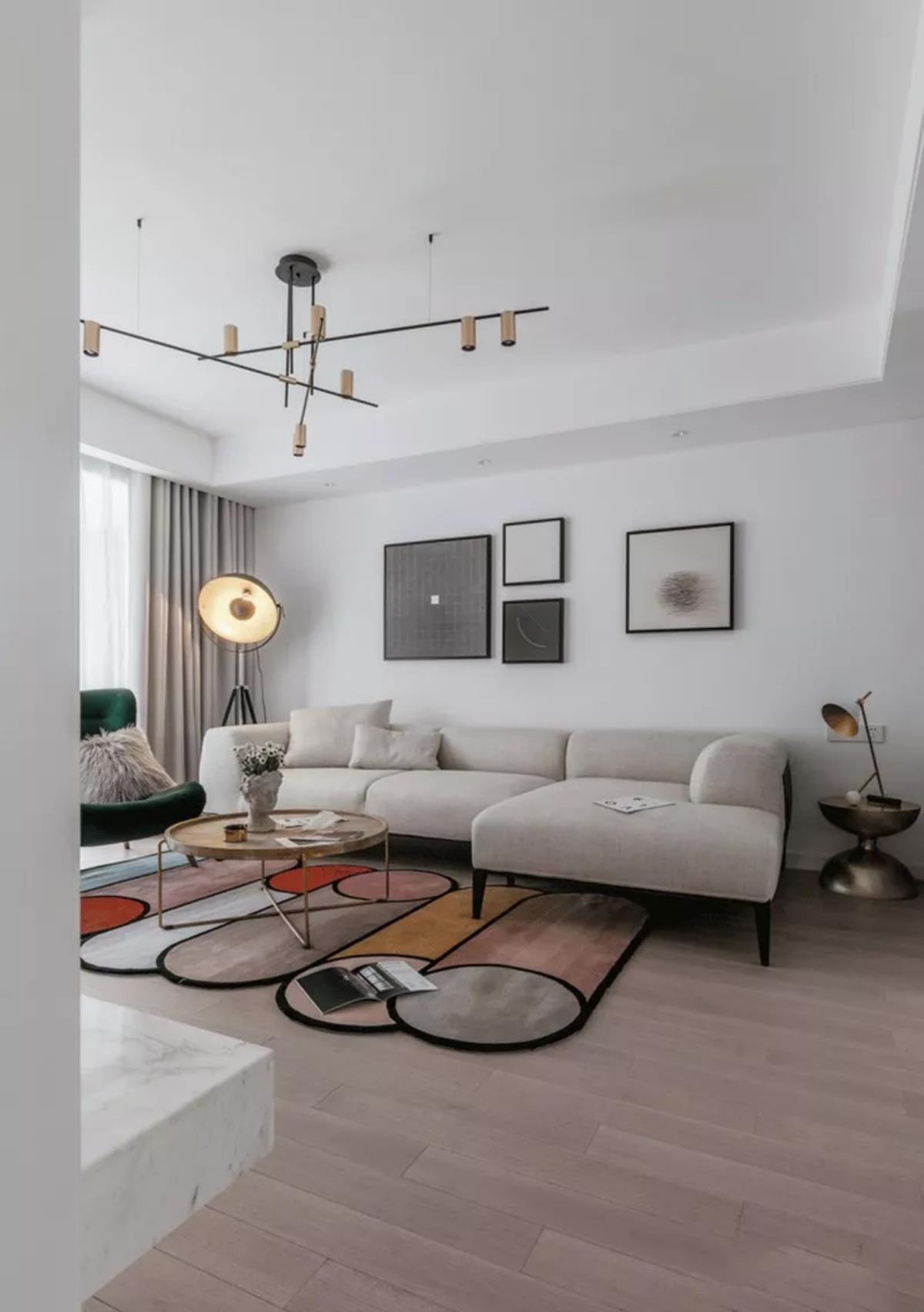 |93㎡三室两厅，一进门就感到个性和雅致！这样的简欧风，我也想要