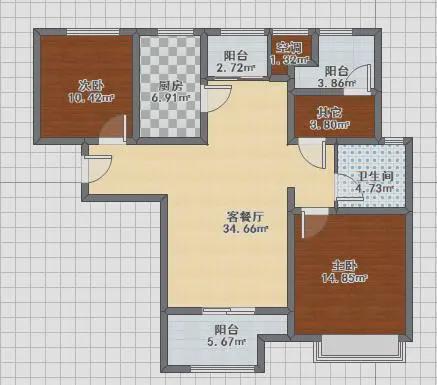 榻榻米|基装+3个衣柜+酒柜+鞋柜+榻榻米+飘窗柜=4万，89平三房这样最省钱
