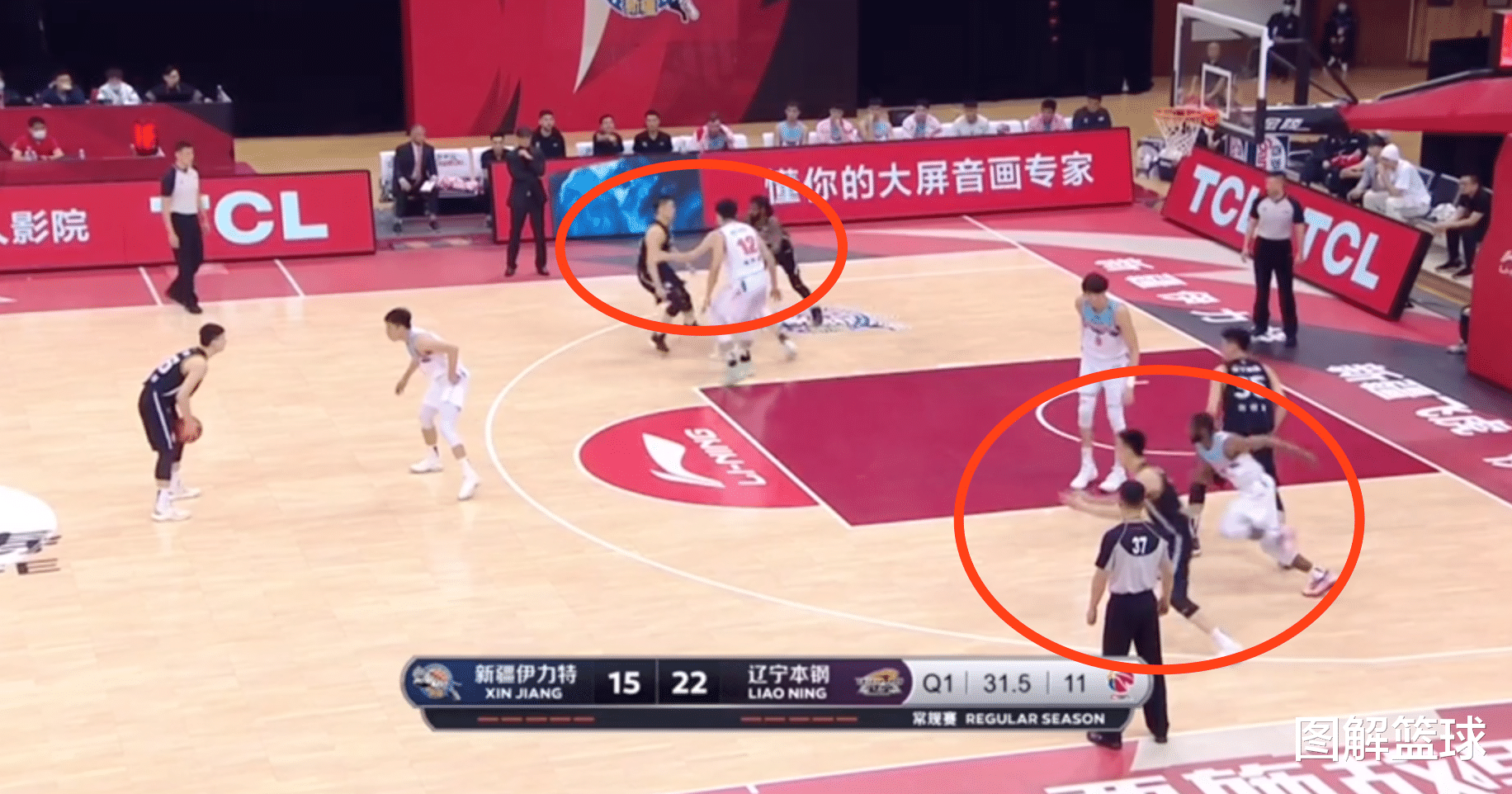 辽宁男篮|辽宁小将不给张镇麟传球惹怒杨鸣，随后的举动更是气得蒋兴权怒骂