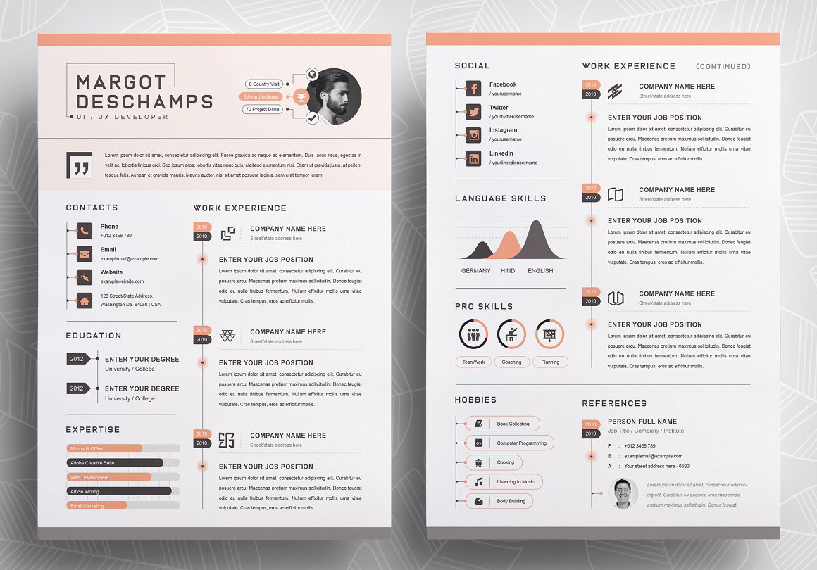 |国外简历设计欣赏!“简法”艺术