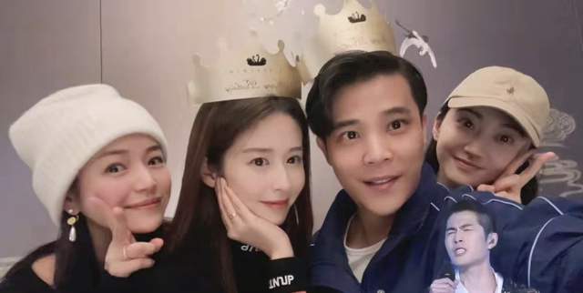 颖儿|颖儿晒照庆祝33岁生日，一家三口久违同框，脸比景甜陈妍希小？