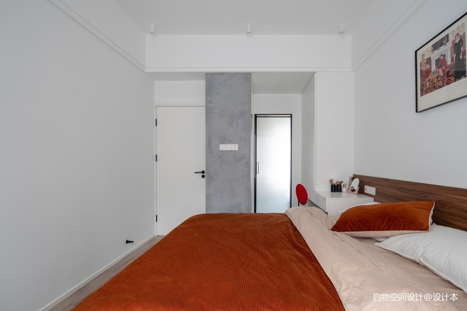 118㎡混搭两居,大胆的水泥墙设计,打造舒适感满分的家居!