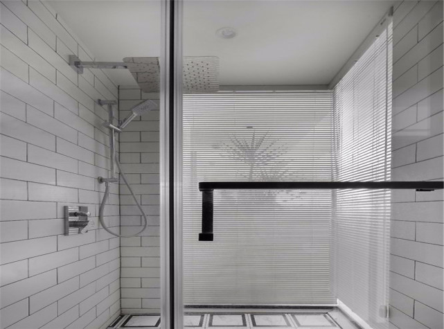 |80平黑白灰现代北欧风，黑色床头柜质感满满