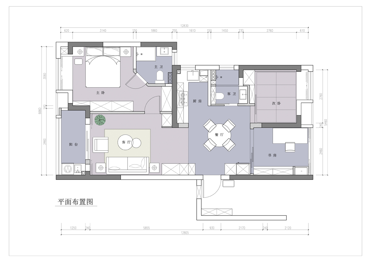|89平方的设计（北欧）