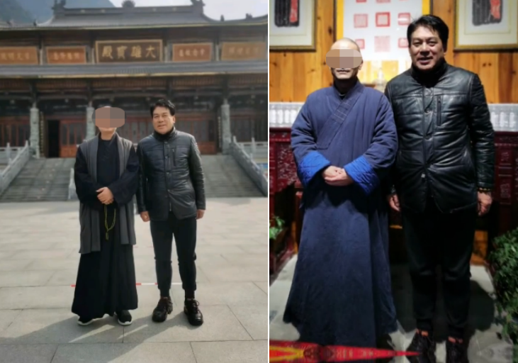 程琤|67岁朱时茂现身寺庙祈福！身形壮实扣子紧绷，被众高僧耐心接待