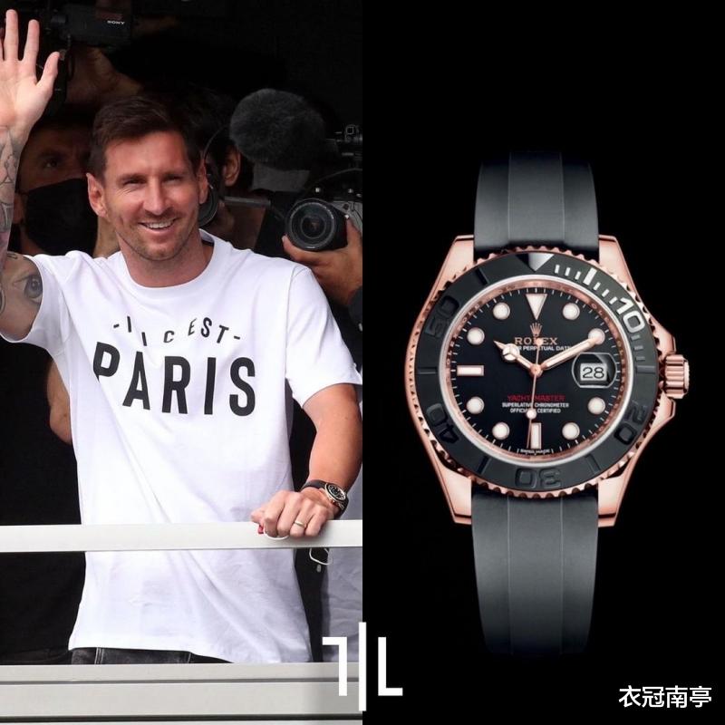 衣冠南亭|梅西手戴百万劳力士腕表，飞抵法国加盟圣日尔曼！