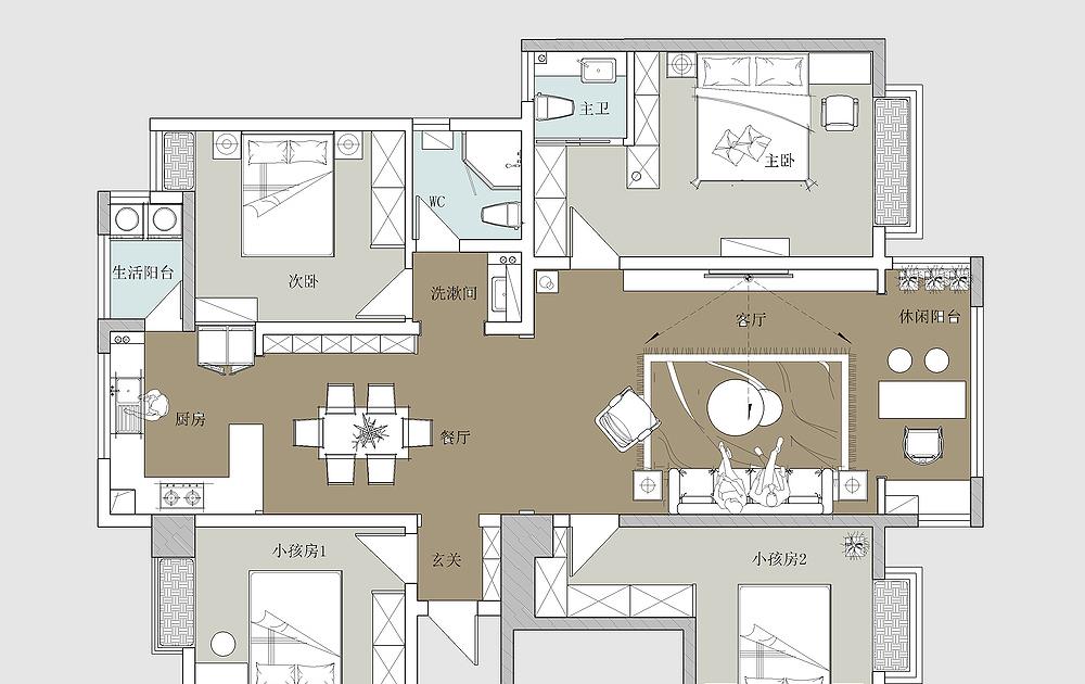 新帝雅|越来越多的人喜欢现代风装修，看了她家之后，我也爱上了，很舒适