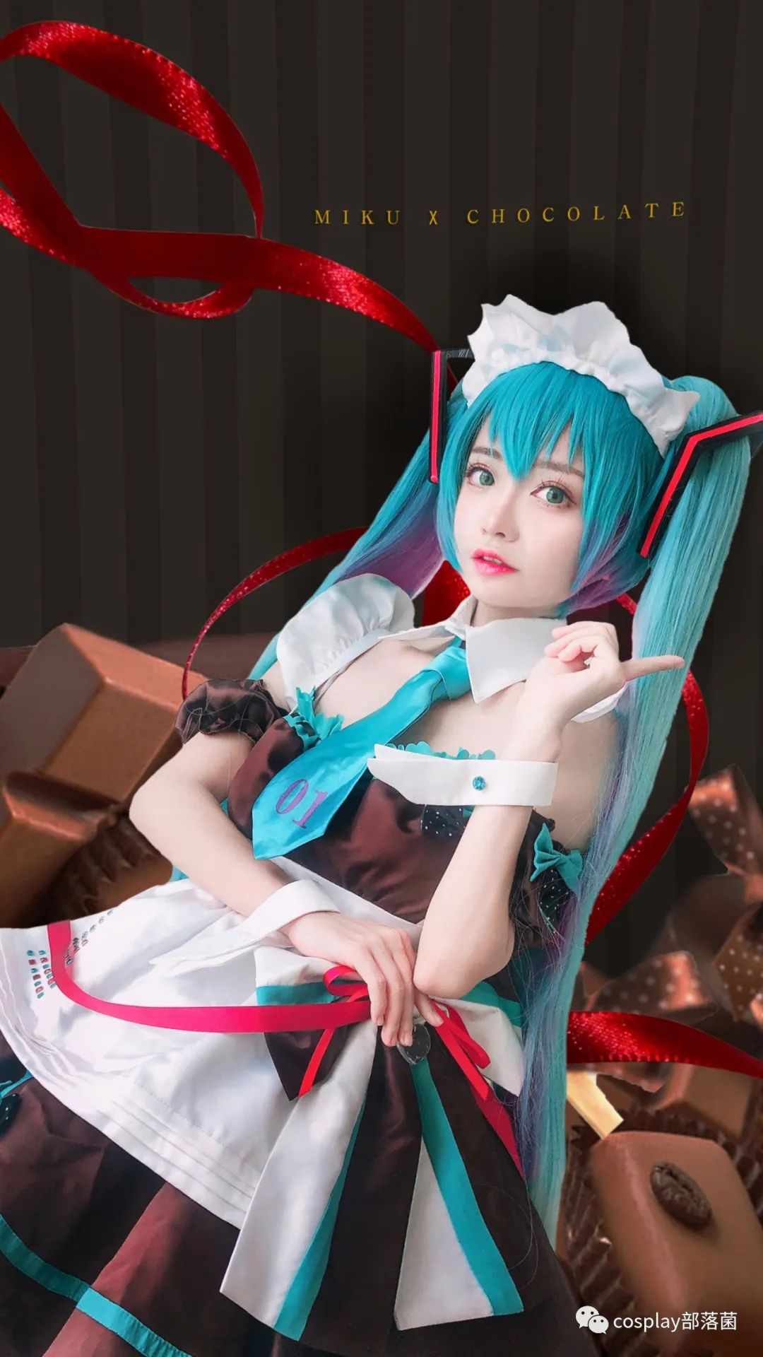 初音未来|cos：初音未来高甜情人节cos正片@神本无尾