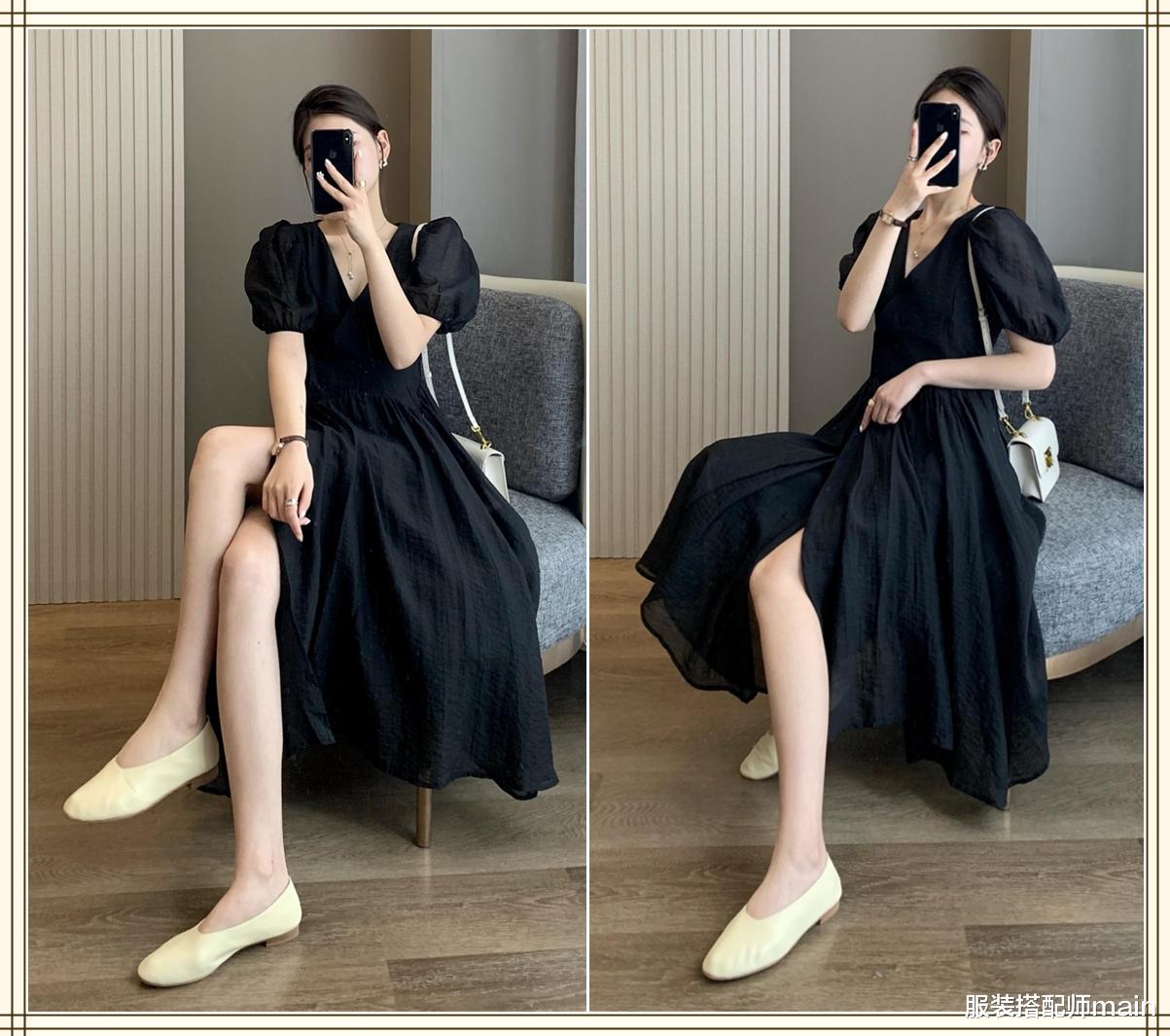 服装搭配师main|微胖女生显瘦必备，最适合夏天的茶歇裙我给你找了6条