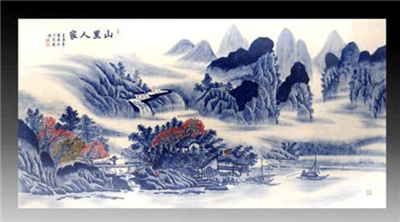 江西|御尚瓷器丨熊爱蓉 清秀雅致的青花汾水瓷艺