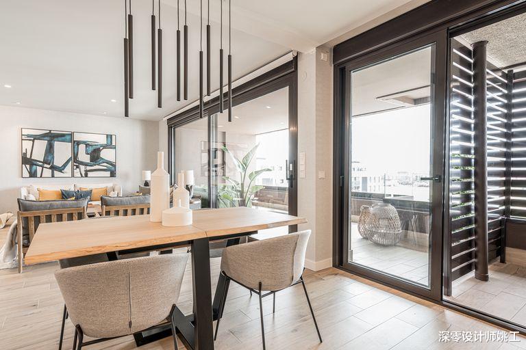 看完这对夫妻的124㎡,简洁原木两居室和超大开放式厨房,让人羡慕