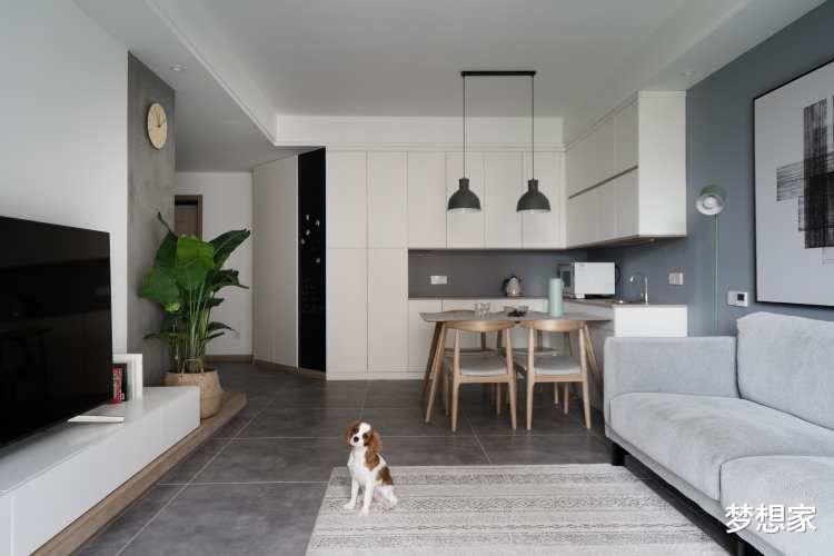 梦想家|参观夫妻的北欧风一居，斜角过道有创意，清新小家功能强，羡慕了