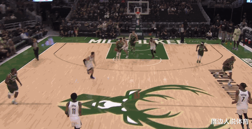 字母哥|单节3度暴扣！字母哥10中7砍15+7打爆篮网，发狠表情抢镜