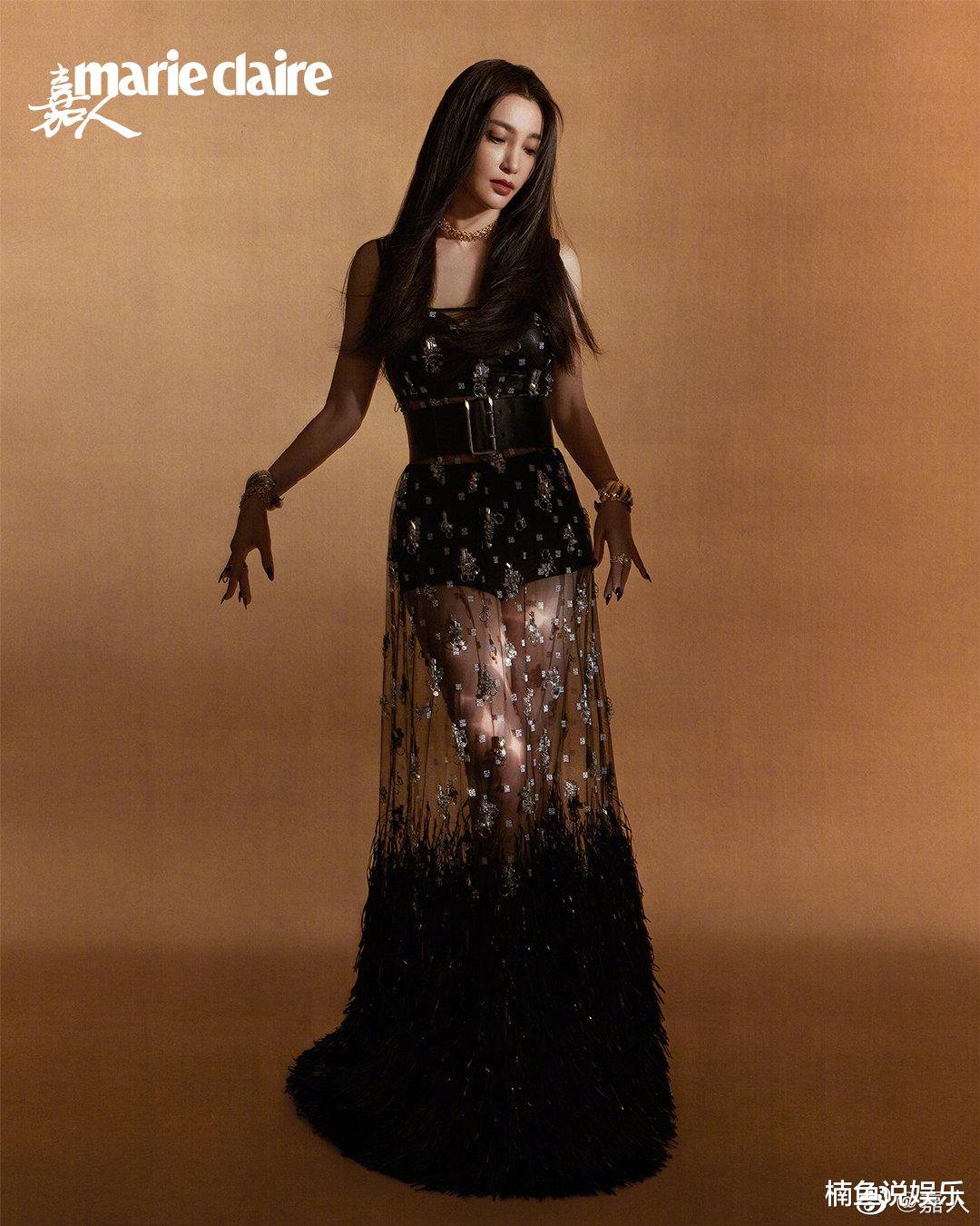 李冰冰|李冰冰不愧是影后级别！拍写真尽显古典韵味，48岁女王好有气场