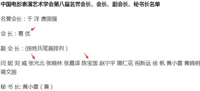 陈宝国|陈宝国接棒葛优任新会长,张光北当秘书长,两戏骨子女皆低调入行