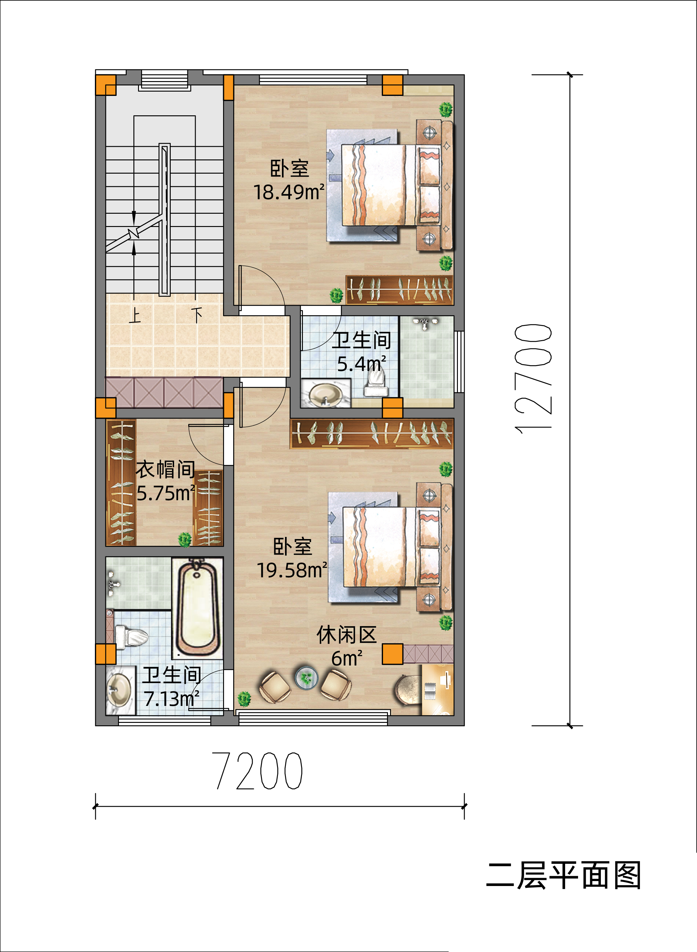 |6*11.5的小开间住宅，这该如何设计