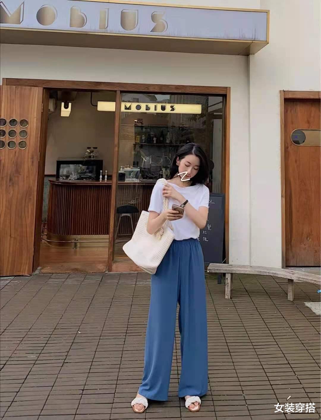 女装穿搭|夏天t恤怎么搭配裤子好看