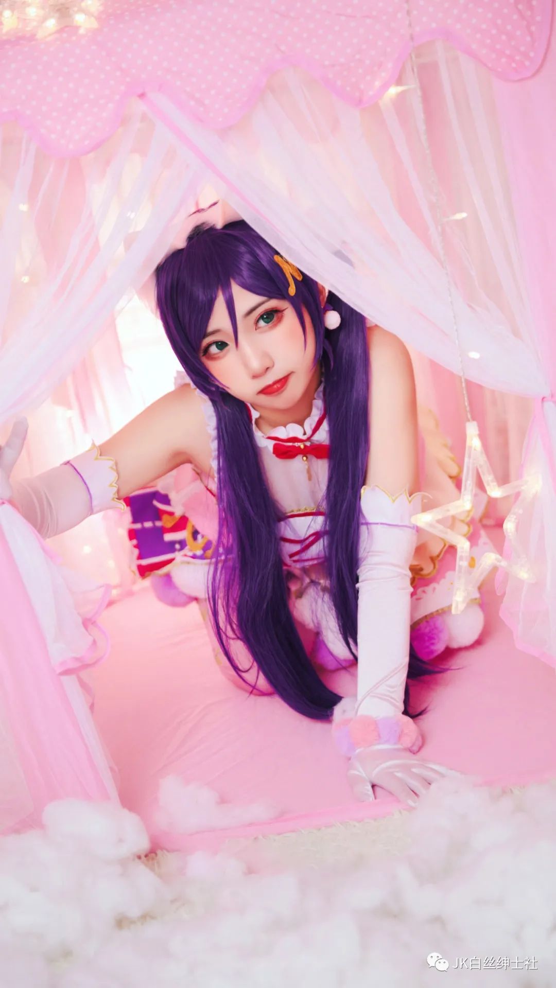 |cos：群星闪耀梦想应援东条希cos正片@桃之啾啾