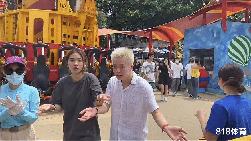 全红婵|气哭! 全红婵师哥师姐长隆玩4轮过山车, 红姐: 没我! 陈艺文: 你要专心训练