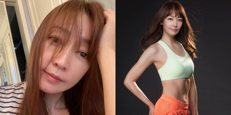 潘慧如|44岁冻龄女神潘慧如练出川字肌！体脂从26%降到19%