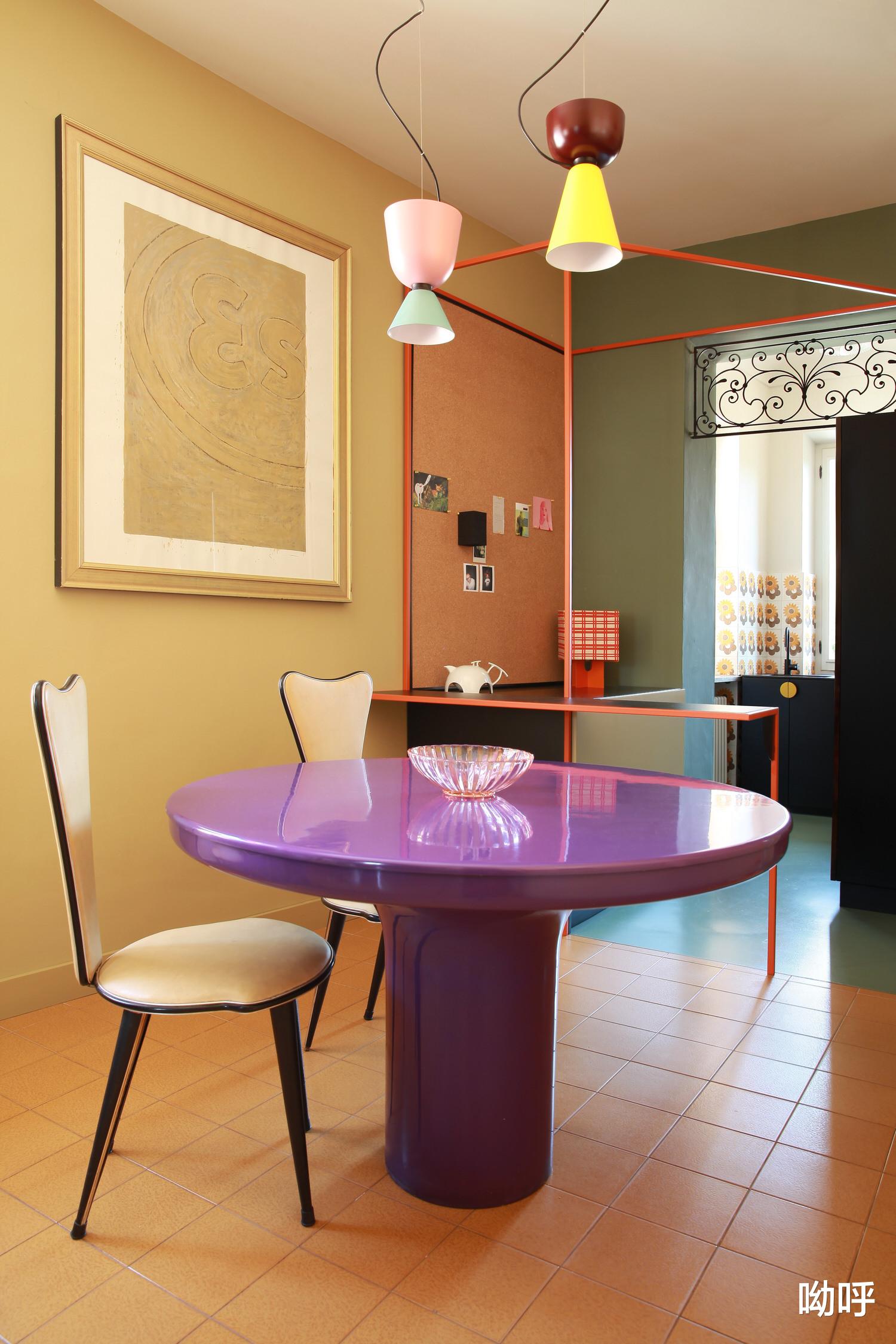 Marcante Testa丨旧房变活力彩色公寓