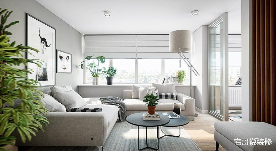 40岁中年夫妻的丁克生活：住39㎡公寓，打破常规布局，通透又大气