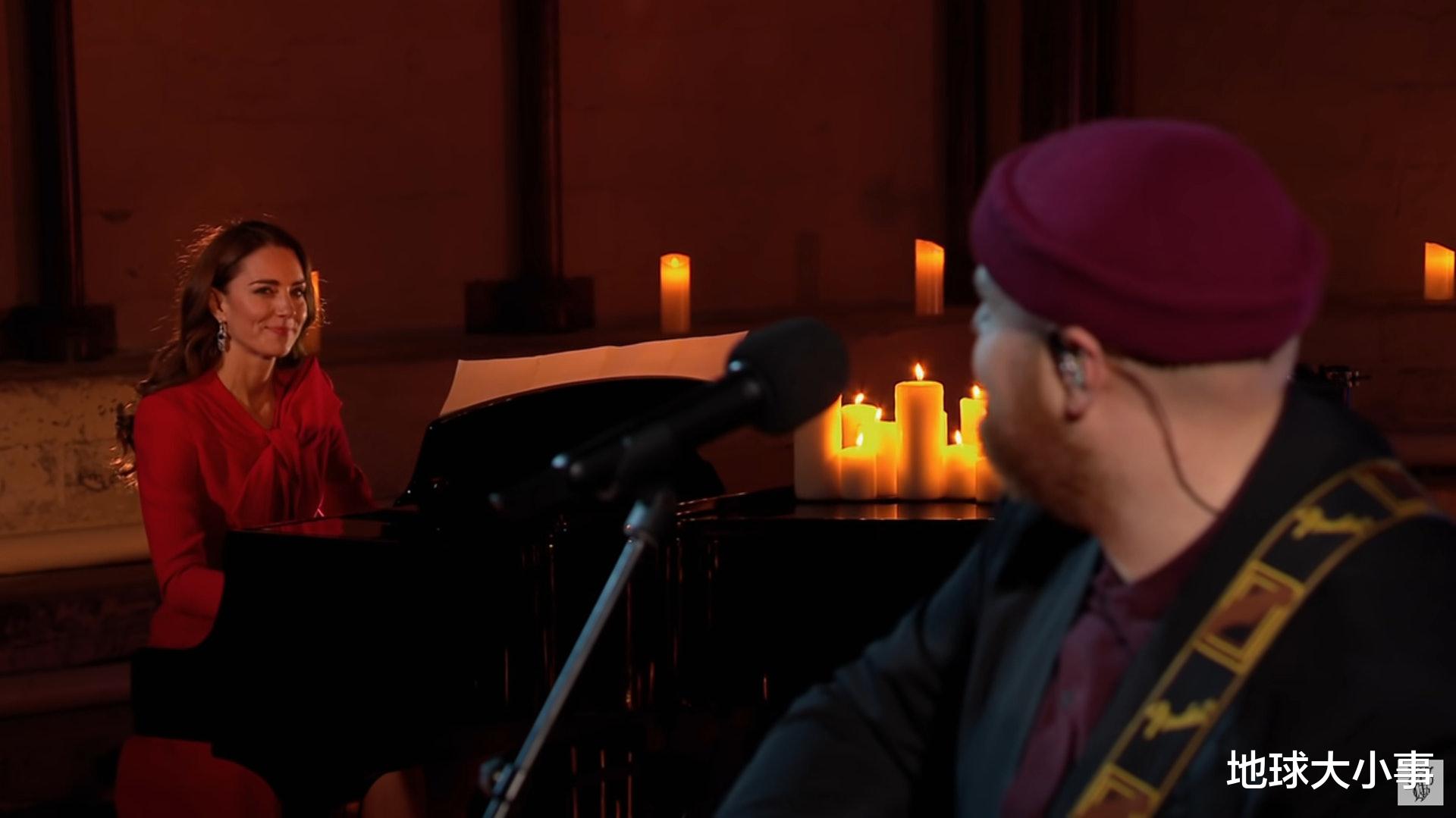 圣诞节|凯特王妃现身圣诞节目送惊喜，弹钢琴为歌手伴奏晒才艺