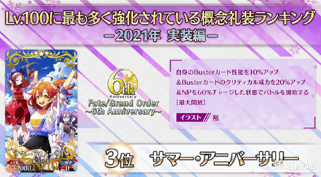 fate grand order|fgo日服2021年百级礼装最强TOP5 这几张卡站在了新的强度顶点