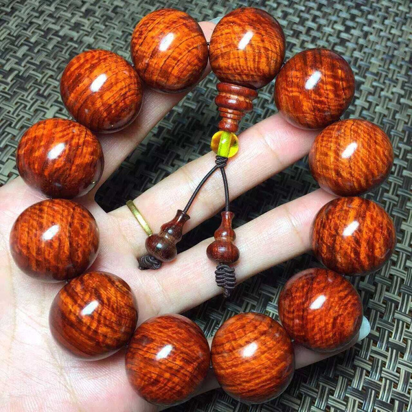 小叶紫檀|小叶紫檀佛珠各种纹路，总有你不知道的