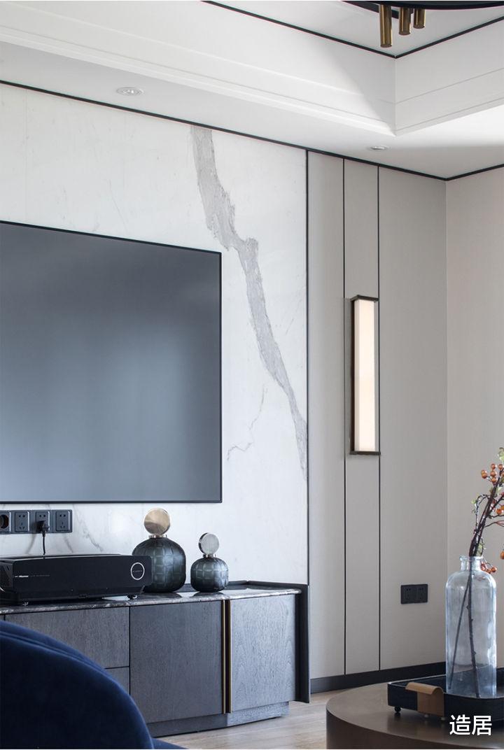 背景墙想要高级感，不是只有大理石才能实现哦！