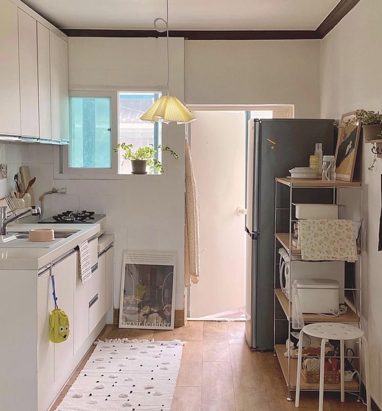 一人独居,有犬相伴,小窝虽然不大,她却过出了诗和远方,羡慕!