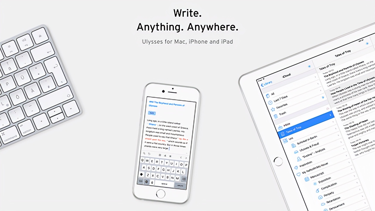 苏魁斌说情感|Onenote，Ulysses和Effie哪个更适合采编？