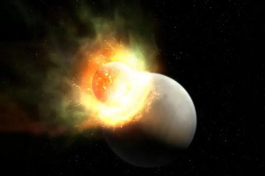天文学家:95光年外有行星被击中,残骸正飘浮在太空