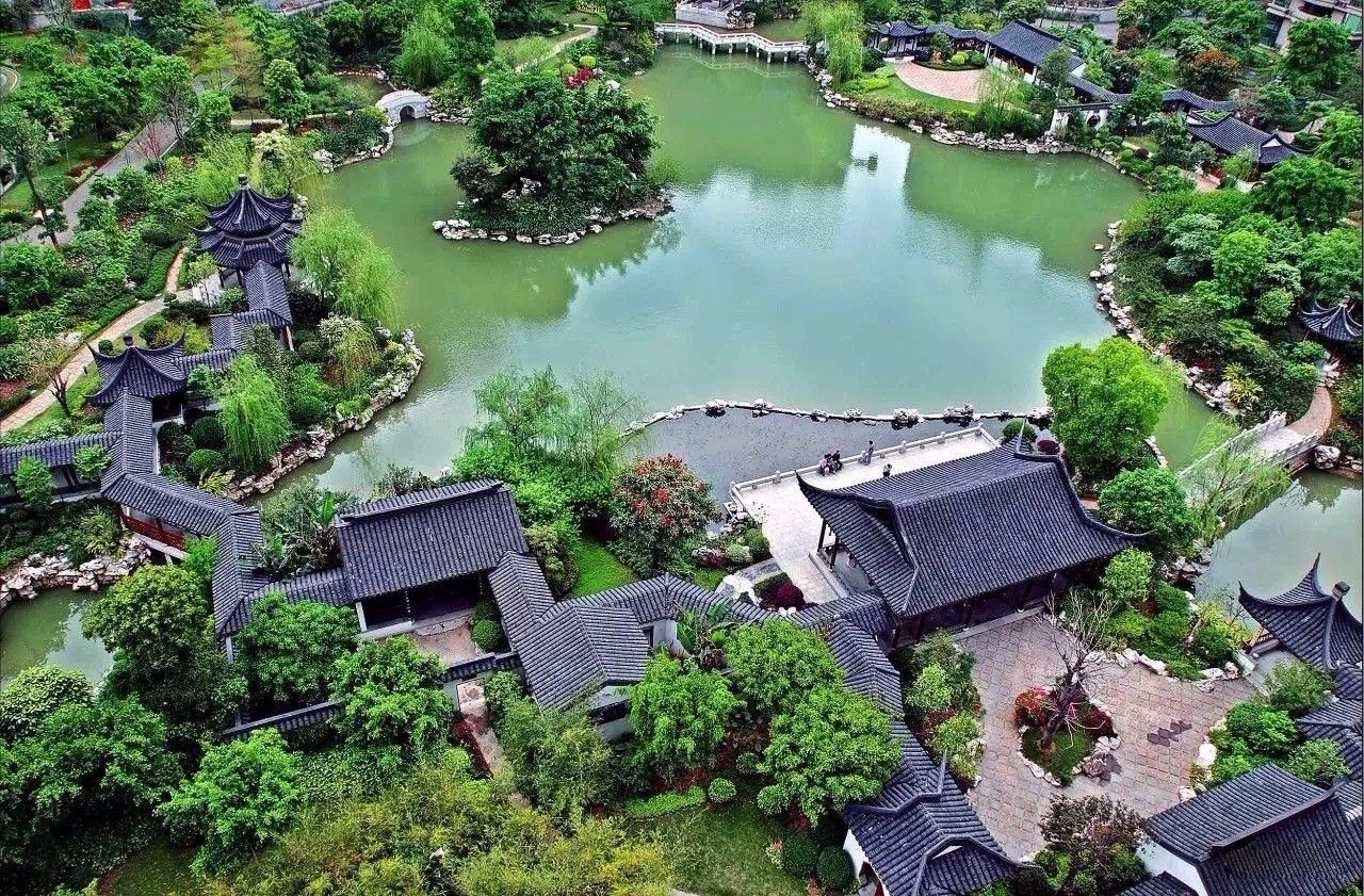 成都|梦里不知身是客，最美不过桃花源，这就是中式庭院最美的模样吧