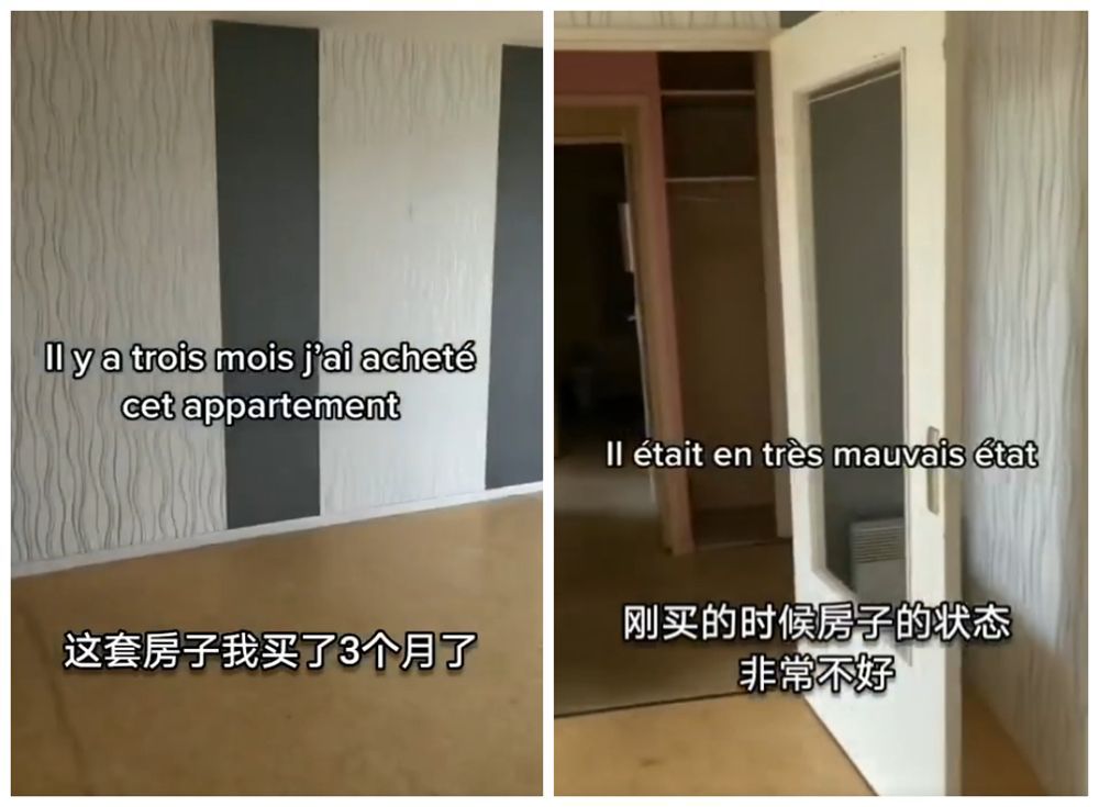 一位小姐姐买下破旧老房，为省钱自己动手装修，网友：太能干了