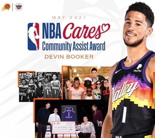 且听旭|恭喜!NBA官宣布克获本赛季社区关怀奖 5年将捐250万美金