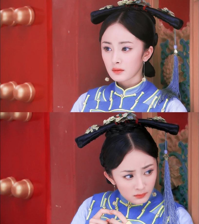 任达华|杨颖首次挑战清宫装，遇到闺蜜杨幂后，一个像妃子，一个变宫女