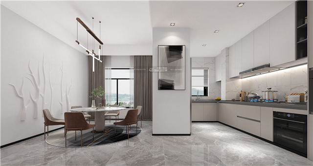 260m2现代风格装修,一眼就爱上的温柔配色,气质绝了