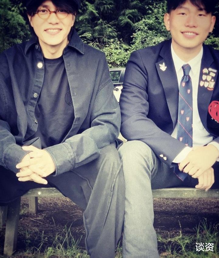 陈坤|陈坤晒儿子短发照，陈尊佑颜值飙升，但始终不敌爸爸的盛世美颜