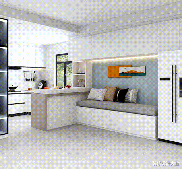 入户就是厨房怎么办?看看人家怎么做的!