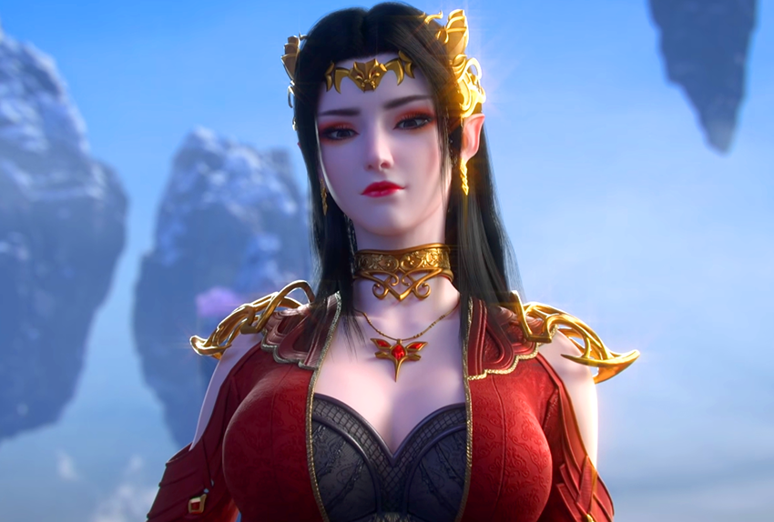 萧炎|斗破苍穹：四大女神亮相，雅妃黑丝太瞩目，云韵委屈得像个小媳妇