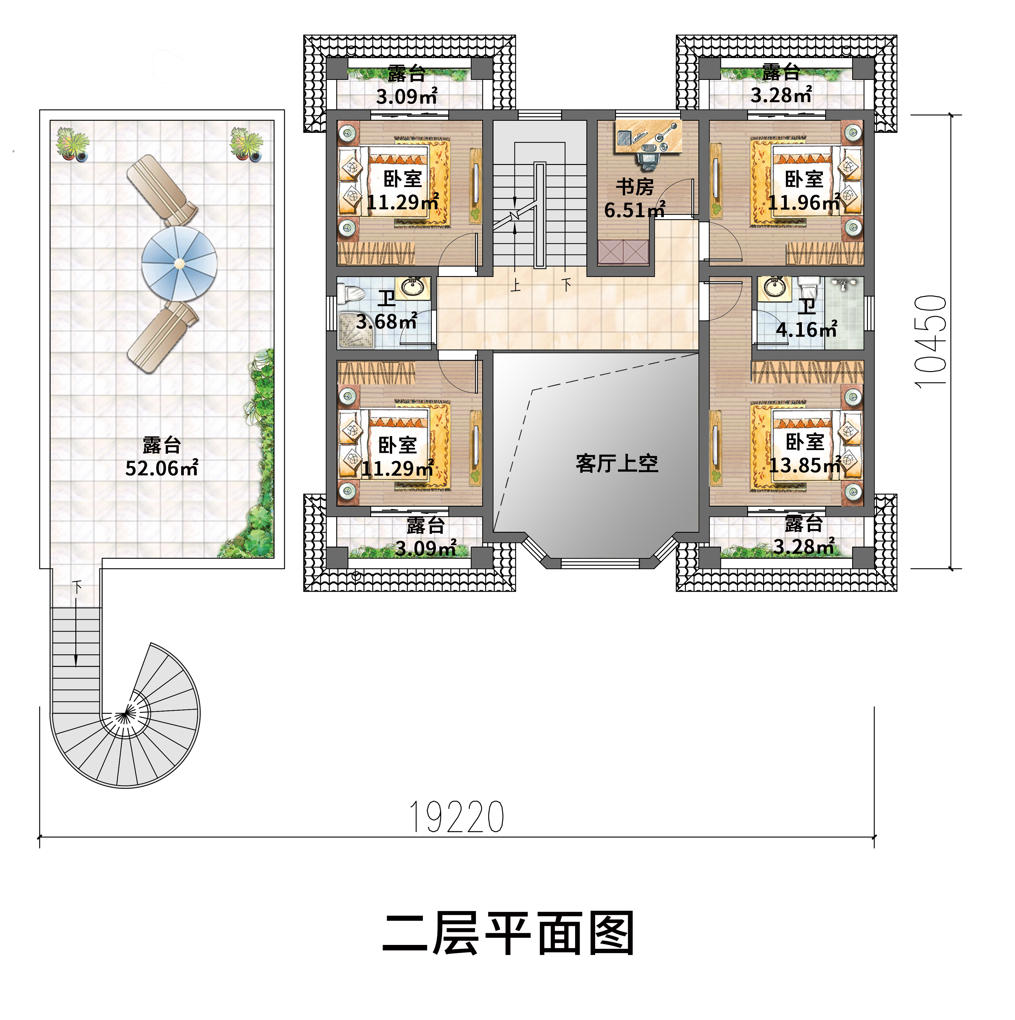 楼市|美式两层住宅带阁楼，下沉客厅与挑空更合适